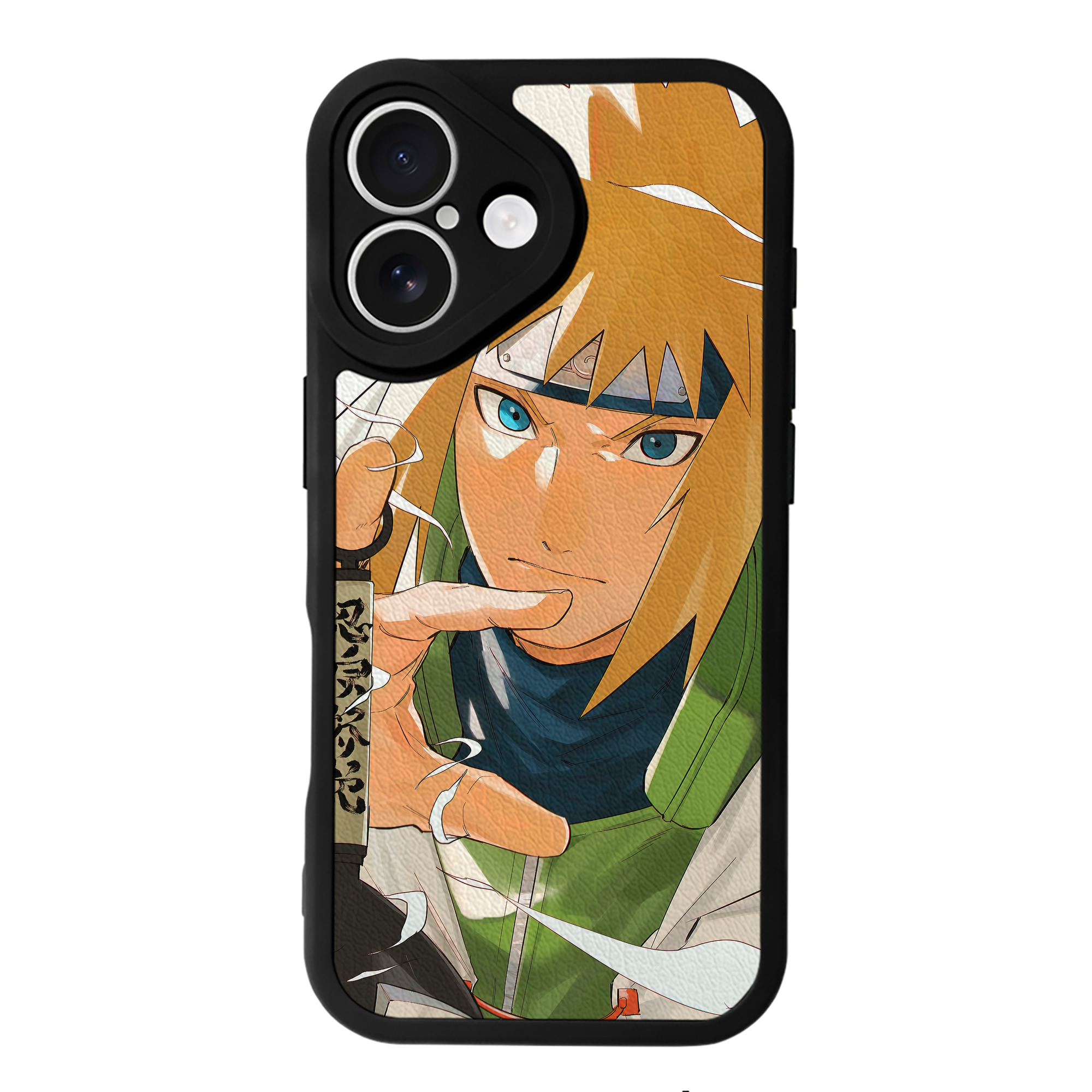 （画像用） NARUTO -ナルト- NARUTO -ナルト- 疾風伝 【iPhone 16シリーズ対応】シリコンスマホケース（レザー調） 材質：シリコン